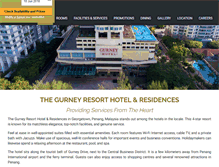 Tablet Screenshot of gurney-hotel.com.my